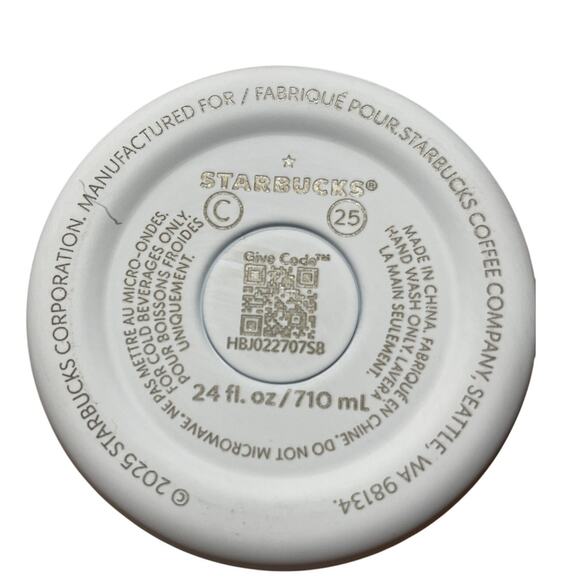 New Starbucks Roller Rabbit Collaboration Limited Edition 24 oz Holiday Tumbler - Picture 3 of 3